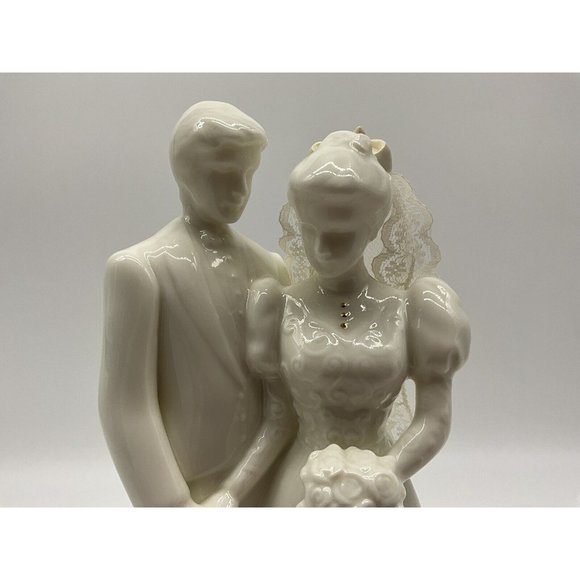 San Francisco Music Box Company Vintage Musical Bride & Groom Porcelain Figure - Picture 10 of 16
